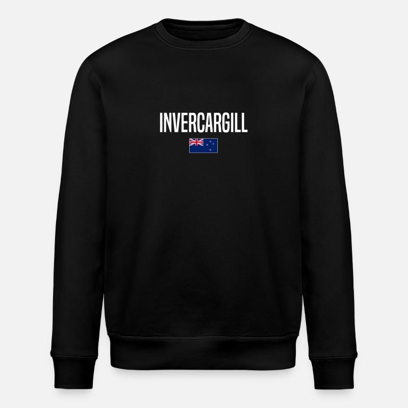 Invercargill Neuseeland - Stanley/Stella Unisex Bio-Sweatshirt ROLLER - Schwarz