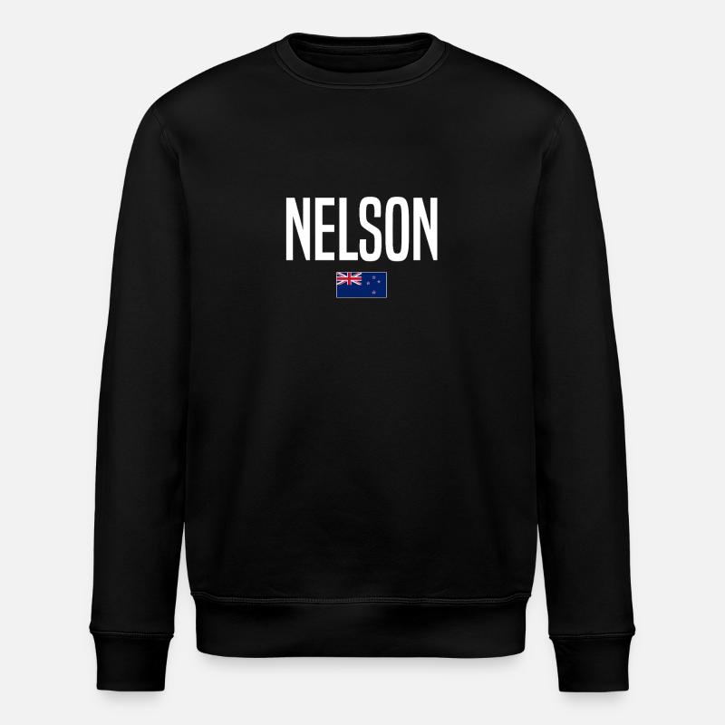 Nelson Neuseeland - Stanley/Stella Unisex Bio-Sweatshirt ROLLER - Schwarz