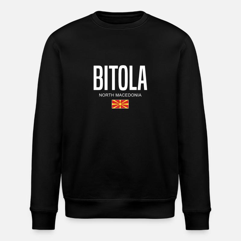 Bitola North Macedonia - Stanley/Stella ROLLER Unisex Organic Sweatshirt - black
