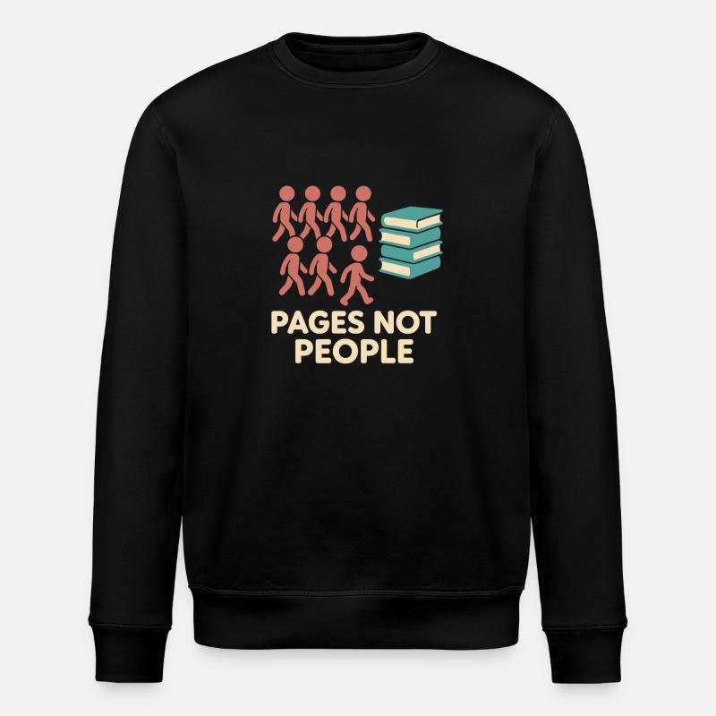 Gratitude Practice Journal Lover Emotional - Stanley/Stella ROLLER Unisex Organic Sweatshirt - black