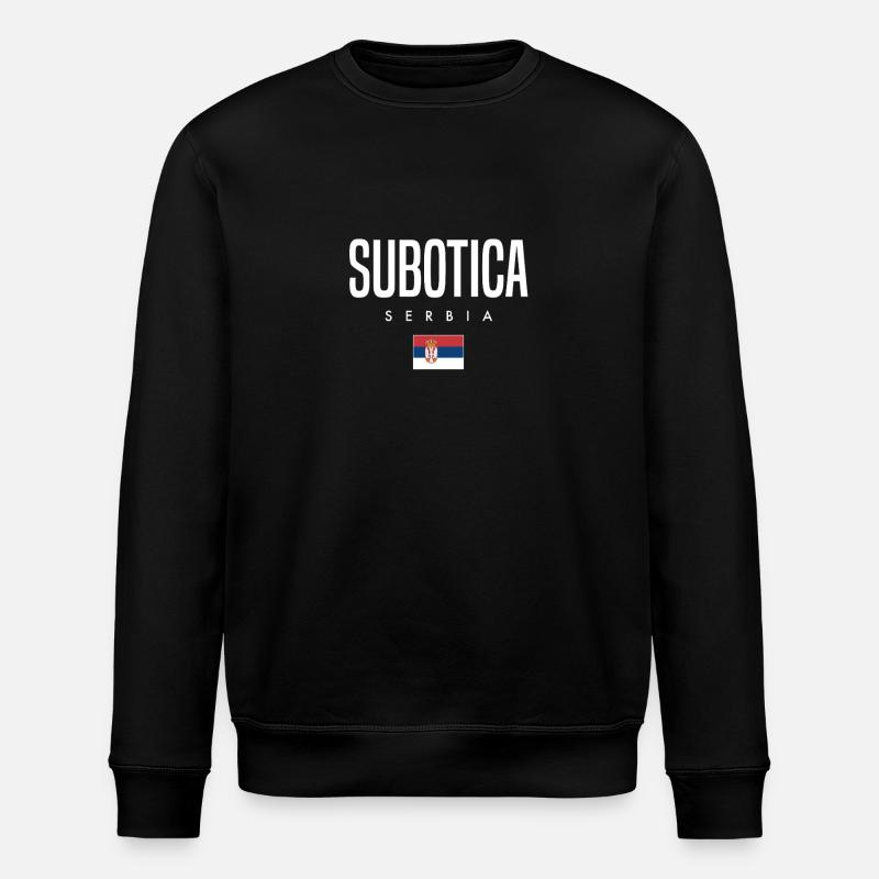 Subotica Serbien - Stanley/Stella Unisex Bio-Sweatshirt ROLLER - Schwarz