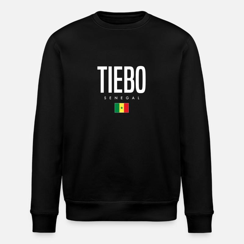 Tiebo Senegal - Stanley/Stella ROLLER Unisex Organic Sweatshirt - black