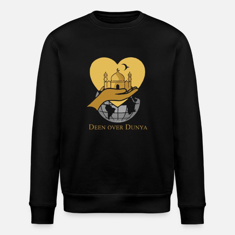 Deen über Dunya 1 - Stanley/Stella Unisex Bio-Sweatshirt ROLLER - Schwarz