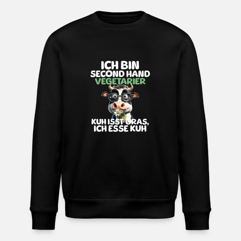 Végétarien d’occasion - Sweat bio ROLLER Stanley/Stella Unisexe - noir