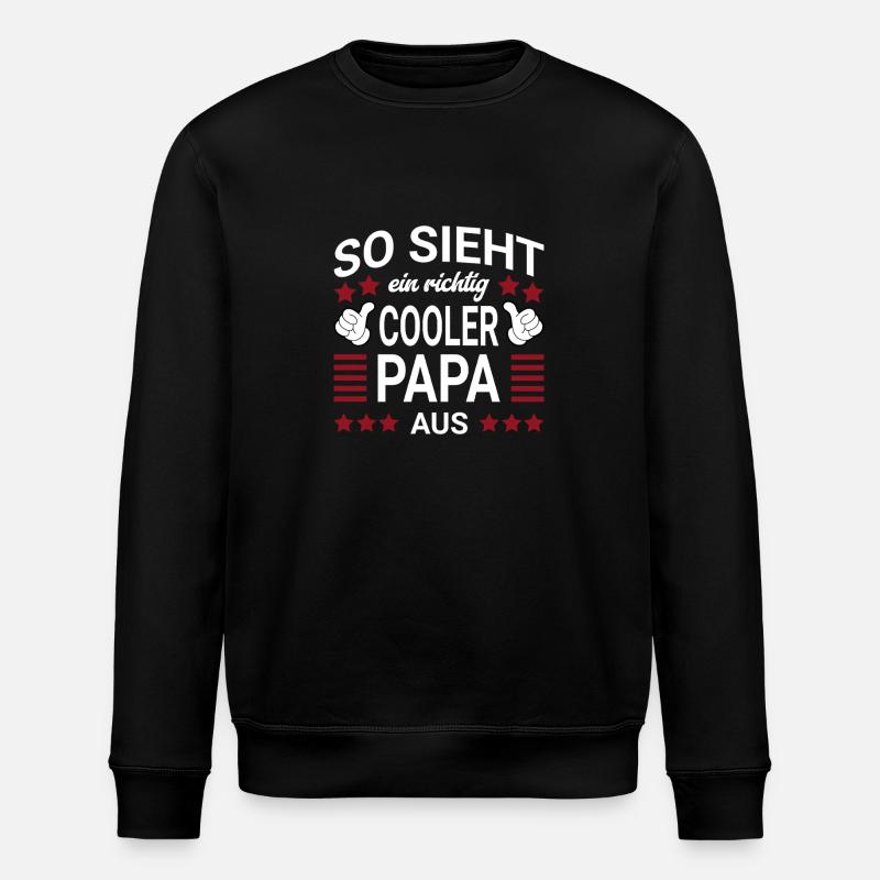 Style papa cool - Sweat bio ROLLER Stanley/Stella Unisexe - noir