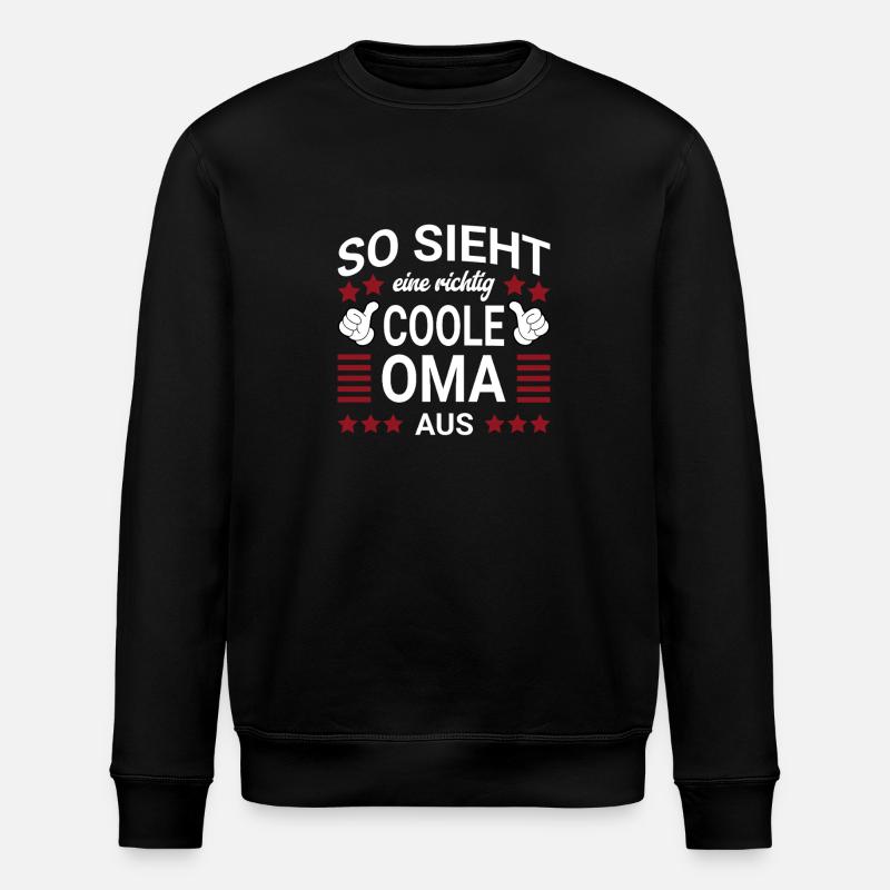 Style mamie cool - Sweat bio ROLLER Stanley/Stella Unisexe - noir