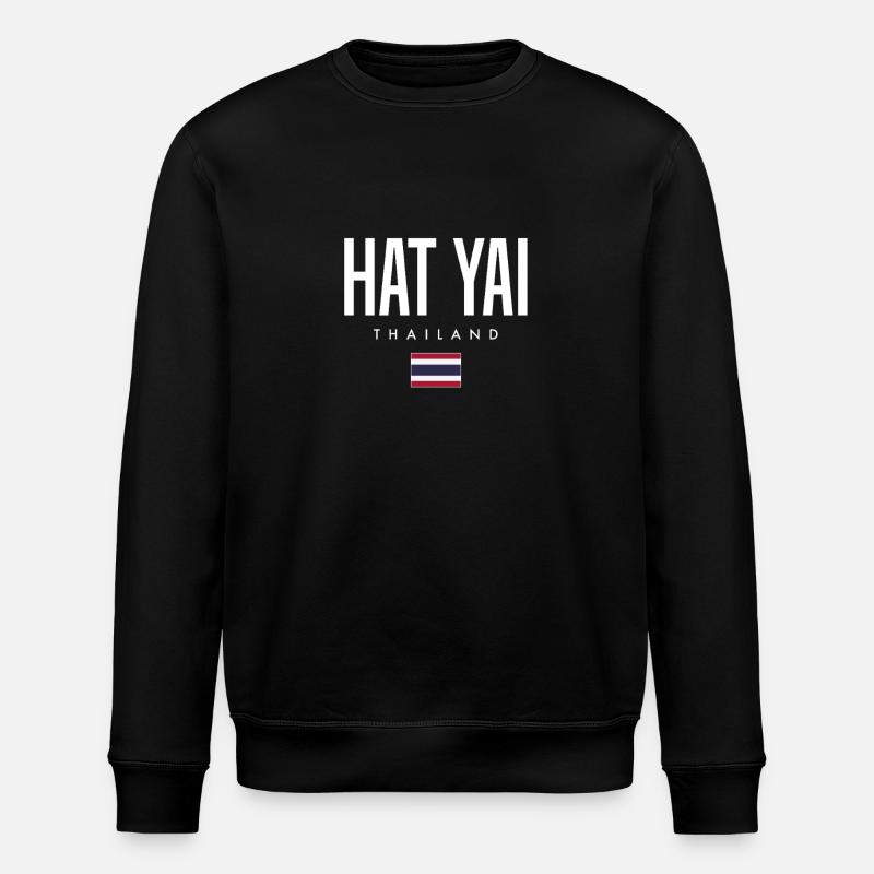 Hat Yai Thaïlande - Sweat bio ROLLER Stanley/Stella Unisexe - noir