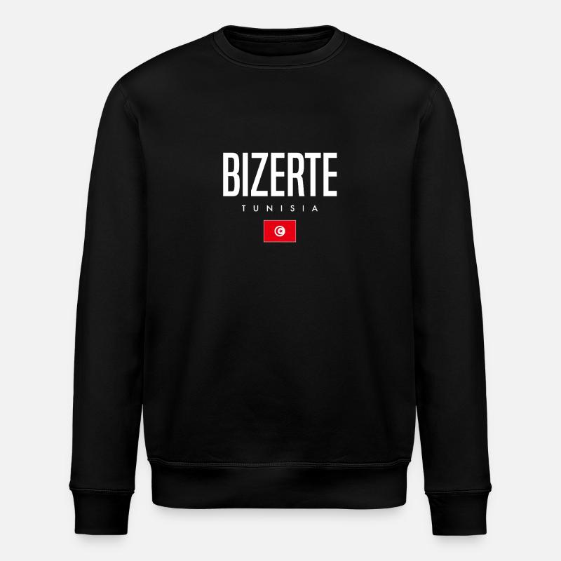 Bizerte Tunesien - Stanley/Stella Unisex Bio-Sweatshirt ROLLER - Schwarz