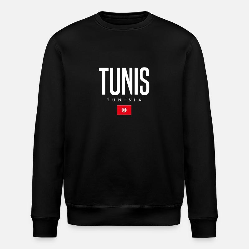 Tunis Tunisie - Sweat bio ROLLER Stanley/Stella Unisexe - noir