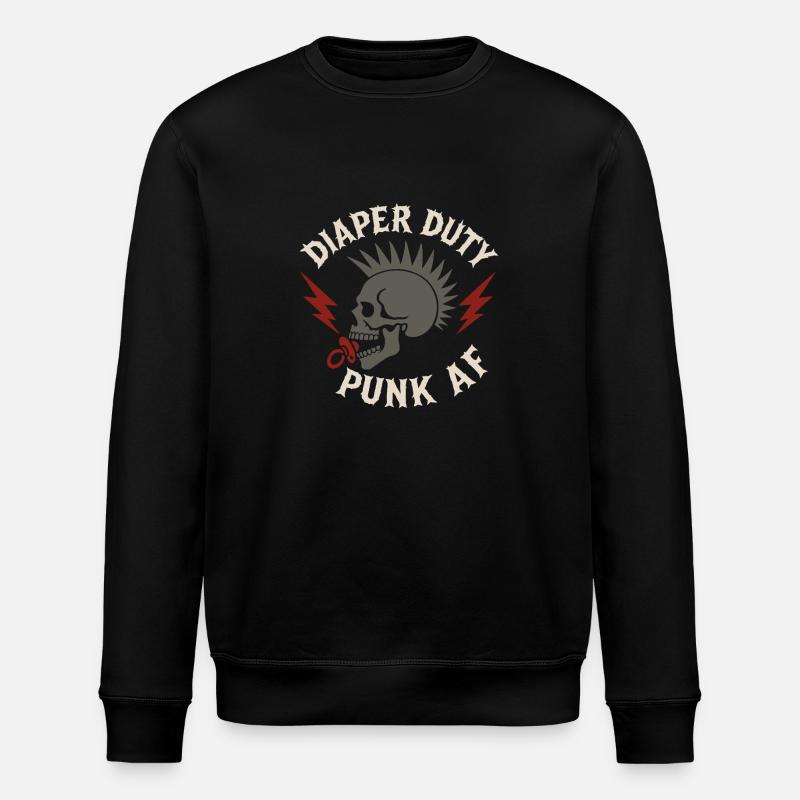 Punk Dad Alternatif Paternité Rebelle - Sweat bio ROLLER Stanley/Stella Unisexe - noir