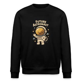 Niedlicher Zukunftsastronaut Kinder - Stanley/Stella Unisex Bio-Sweatshirt ROLLER - Schwarz - Vorne - Nik (191cm)