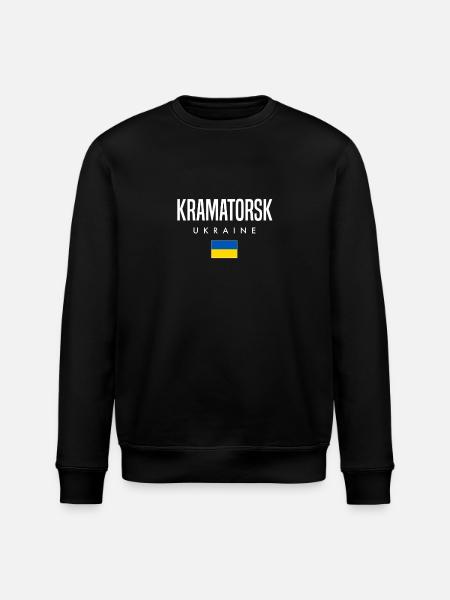 Kramatorsk Ukraine - Stanley/Stella ROLLER Unisex Organic Sweatshirt - black