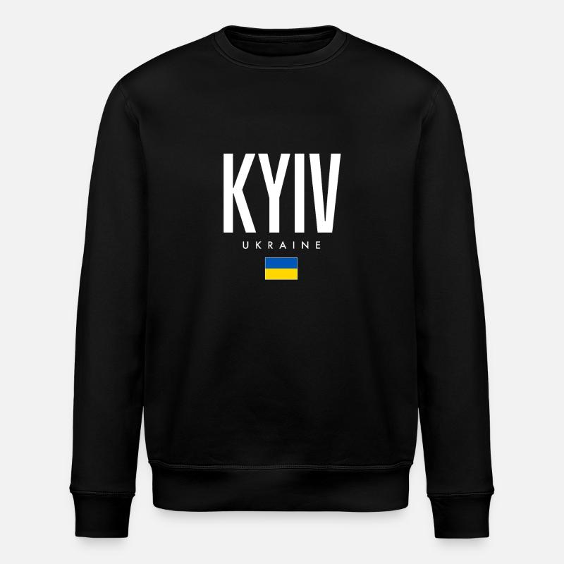 Kiew Ukraine - Stanley/Stella Unisex Bio-Sweatshirt ROLLER - Schwarz