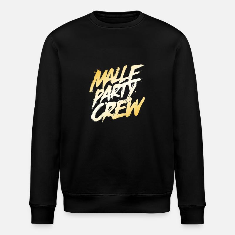Malle Party Crew - Sweat bio ROLLER Stanley/Stella Unisexe - noir