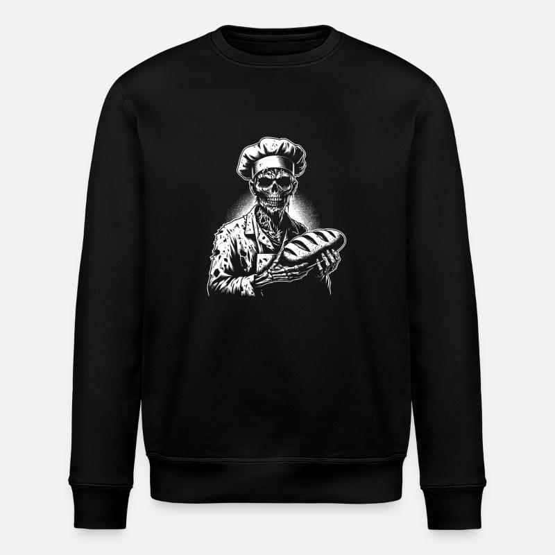 Boulanger zombie Boulanger effrayant - Sweat bio ROLLER Stanley/Stella Unisexe - noir