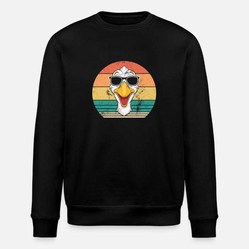 Gans - Stanley/Stella Unisex Bio-Sweatshirt ROLLER - Schwarz