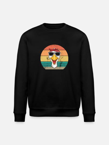 Goose - Stanley/Stella ROLLER Unisex Organic Sweatshirt - black