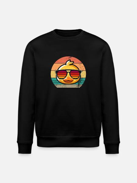 Ducks - Stanley/Stella ROLLER Unisex Organic Sweatshirt - black