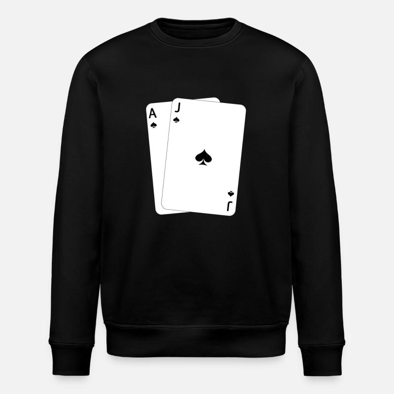 Blackjack AJ - Sweat bio ROLLER Stanley/Stella Unisexe - noir