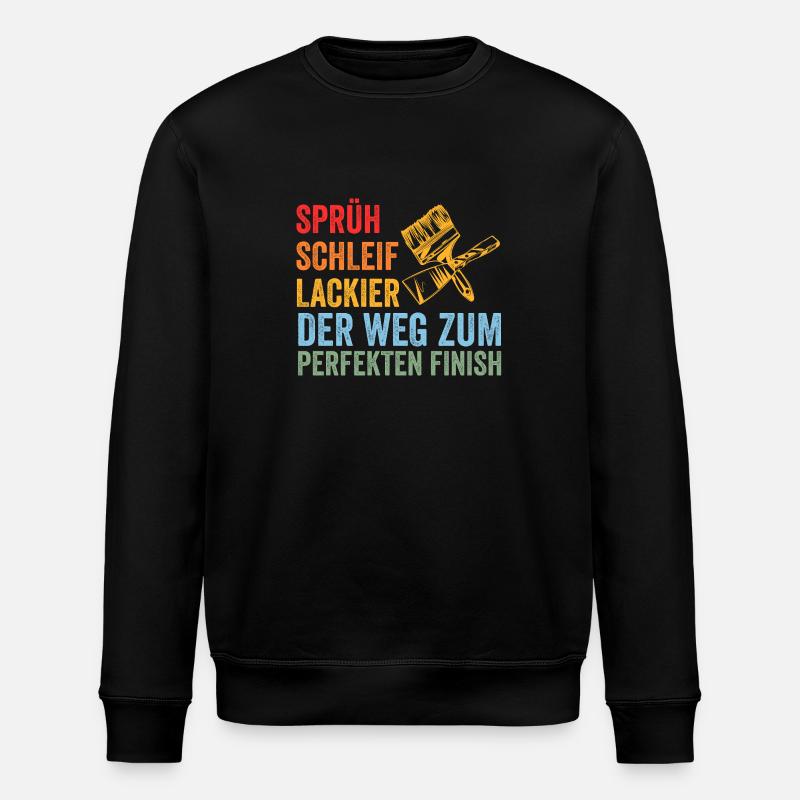 Car Painter Vehicle Painter Painter - Stanley/Stella ROLLER Unisex Organic Sweatshirt - black