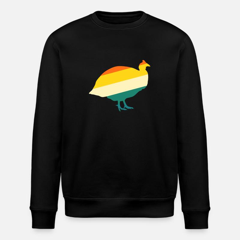 Poules Coq Pintade - Sweat bio ROLLER Stanley/Stella Unisexe - noir