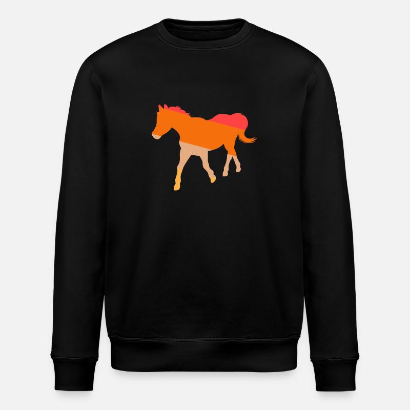 Monter à cheval - Sweat bio ROLLER Stanley/Stella Unisexe - noir