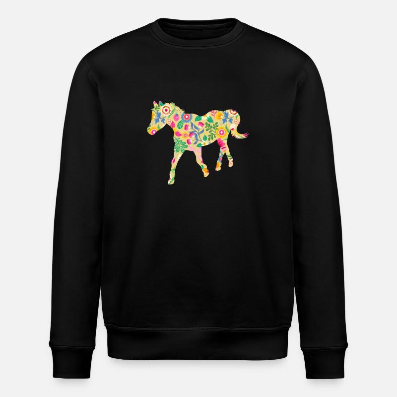 Monter à cheval - Sweat bio ROLLER Stanley/Stella Unisexe - noir