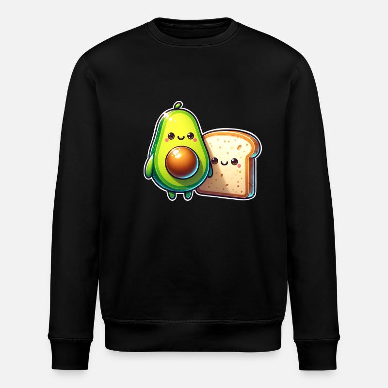 Toast à l’avocat - Sweat bio ROLLER Stanley/Stella Unisexe - noir