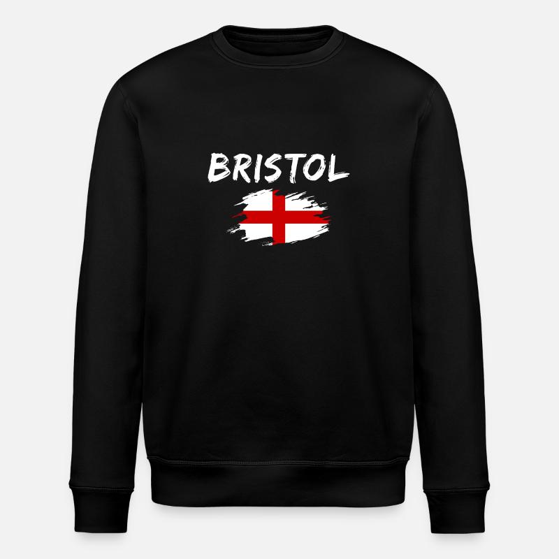 Bristol, England - Stanley/Stella ROLLER Unisex Organic Sweatshirt - black