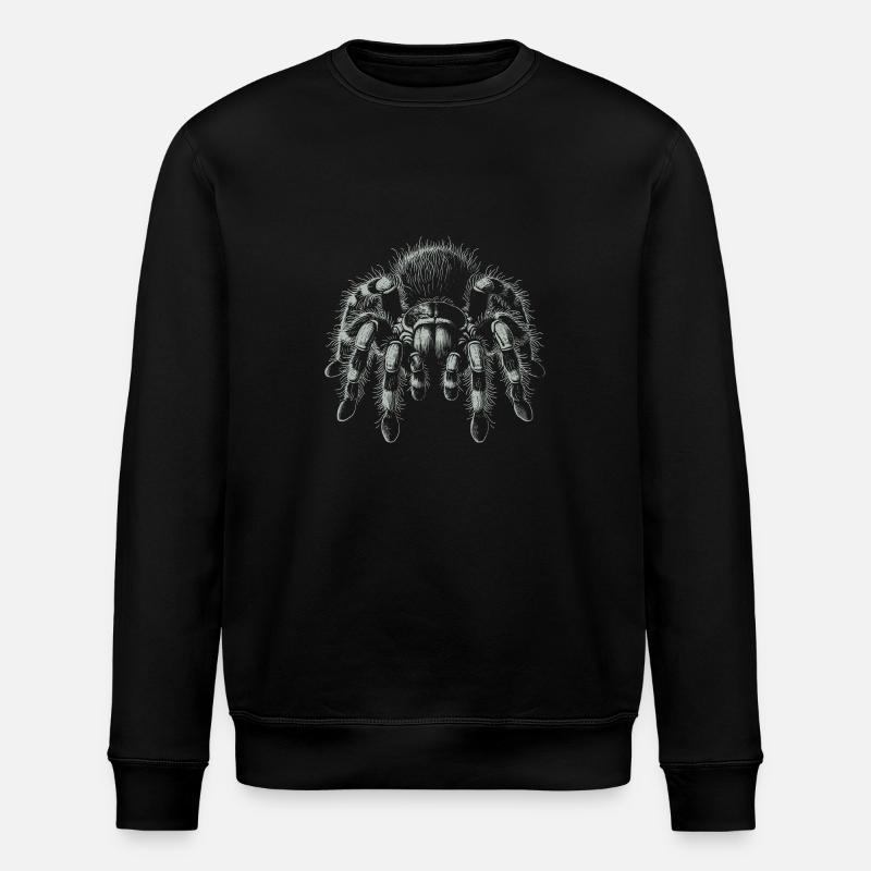 Large Hairy Tarantula Tarantula - Stanley/Stella ROLLER Unisex Organic Sweatshirt - black