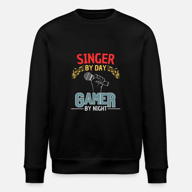 Zocker & Sänger Gaming Gesangverein - Sweat bio ROLLER Stanley/Stella Unisexe - noir