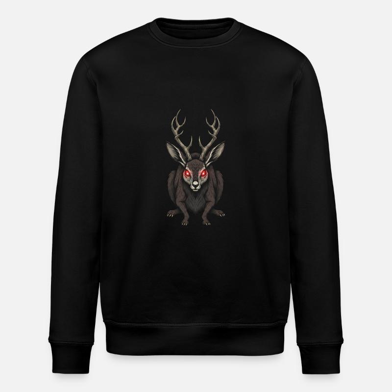 Jackalope noir - Sweat bio ROLLER Stanley/Stella Unisexe - noir