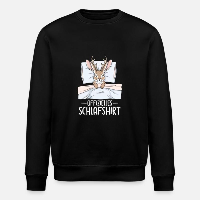 Offizielles Schlafshirt - Stanley/Stella Unisex Bio-Sweatshirt ROLLER - Schwarz