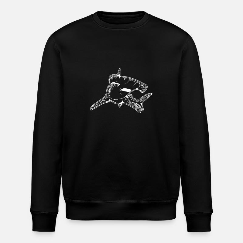 Requin-marteau élégant - Sweat bio ROLLER Stanley/Stella Unisexe - noir
