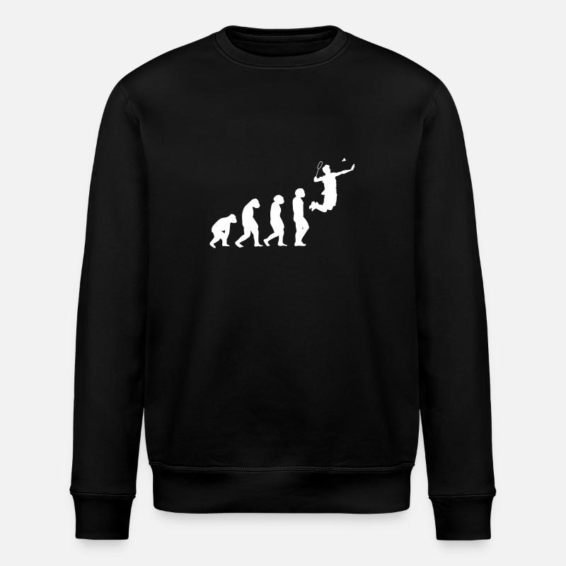 Federball Evolution Badminton - Stanley/Stella ROLLER Unisex Organic Sweatshirt - black