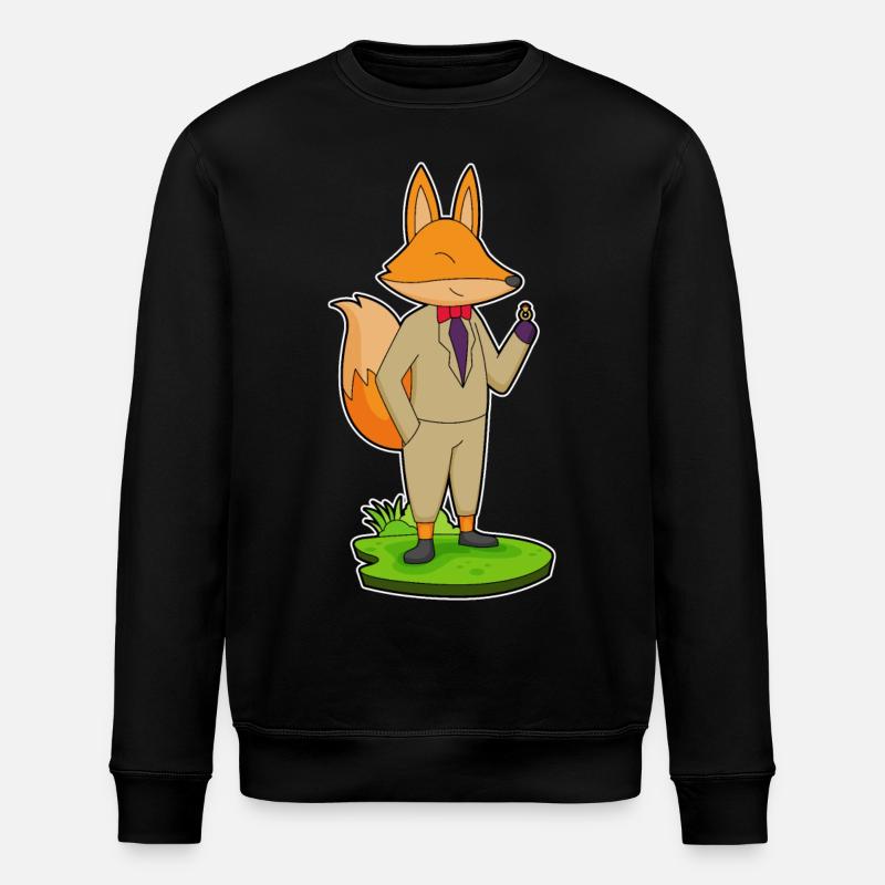 Fox Groom Ring Mariage - Sweat bio ROLLER Stanley/Stella Unisexe - noir