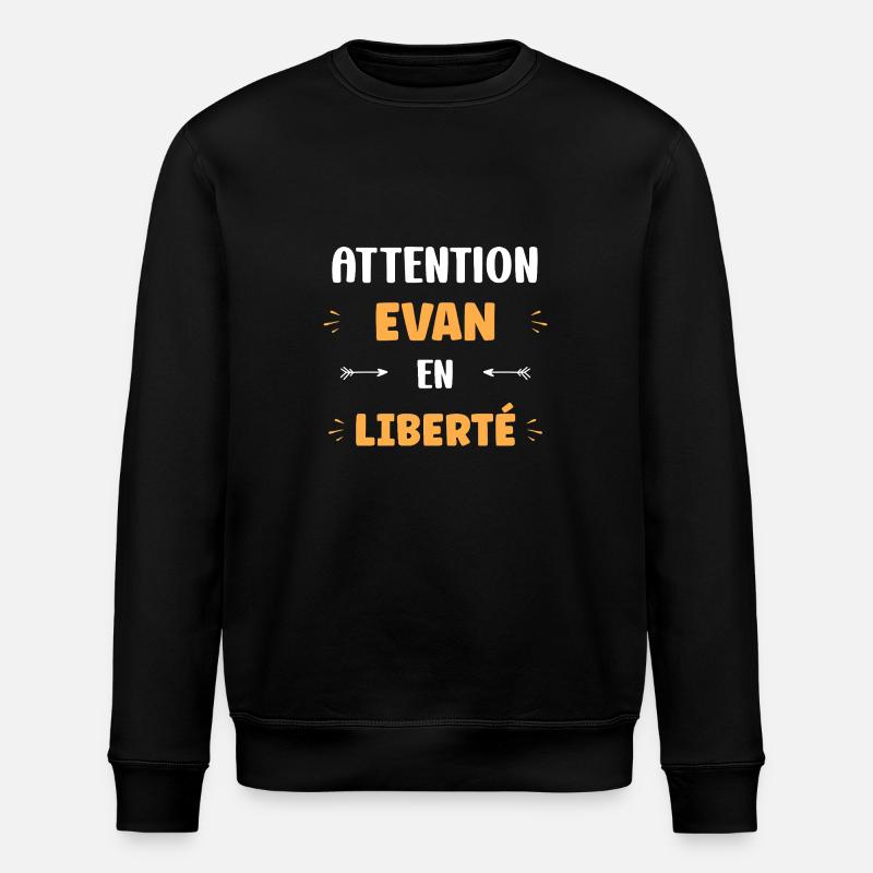 Evan - Sweat bio ROLLER Stanley/Stella Unisexe - noir