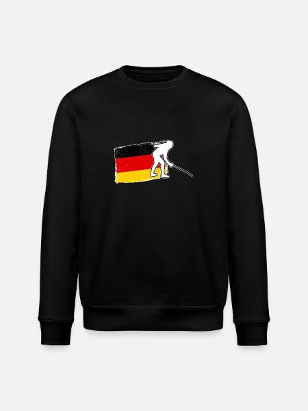 Fencing Germany Flag Fencing - Stanley/Stella ROLLER Unisex Organic Sweatshirt - black