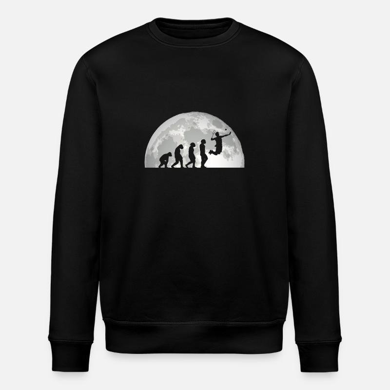 Federball Evolution Badminton - Stanley/Stella ROLLER Unisex Organic Sweatshirt - black