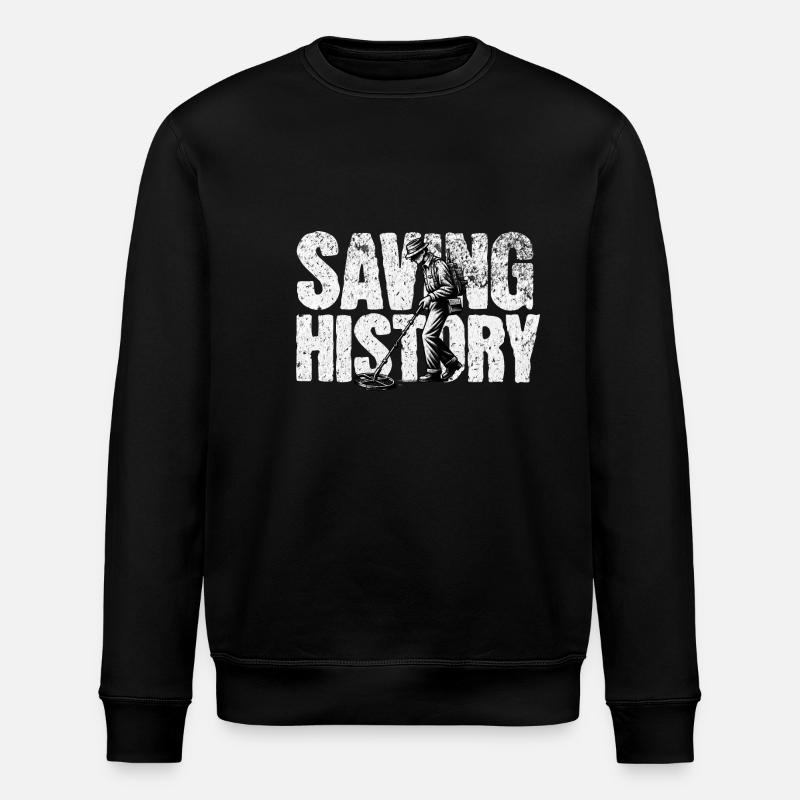 Probing Metal Detector - Stanley/Stella ROLLER Unisex Organic Sweatshirt - black
