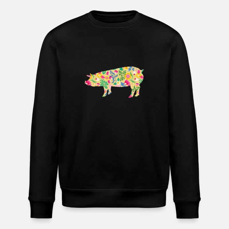 Cochon - Sweat bio ROLLER Stanley/Stella Unisexe - noir