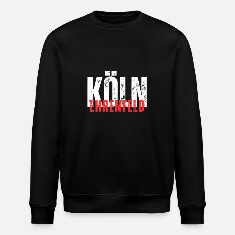 Ehrenfeld weiß rot - Stanley/Stella Unisex Bio-Sweatshirt ROLLER - Schwarz