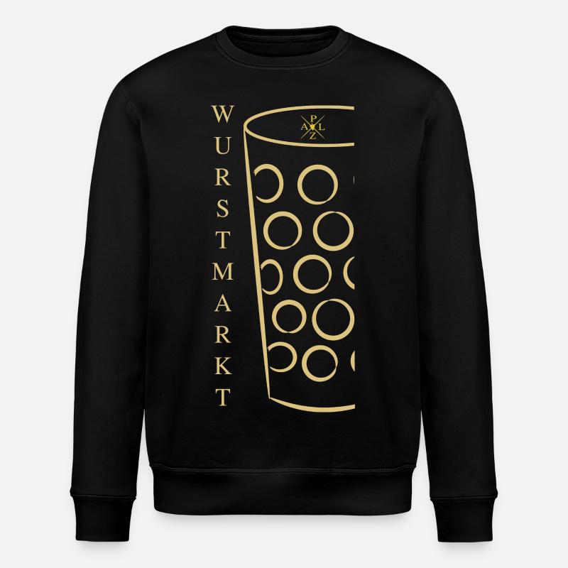 Wurstmarkt Dubbeglas - Stanley/Stella Unisex Bio-Sweatshirt ROLLER - Schwarz