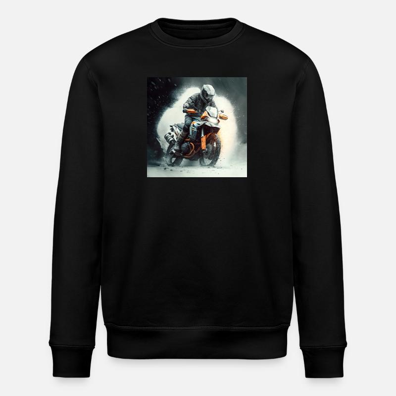 Enduro Tour 1 - Stanley/Stella Unisex Bio-Sweatshirt ROLLER - Schwarz