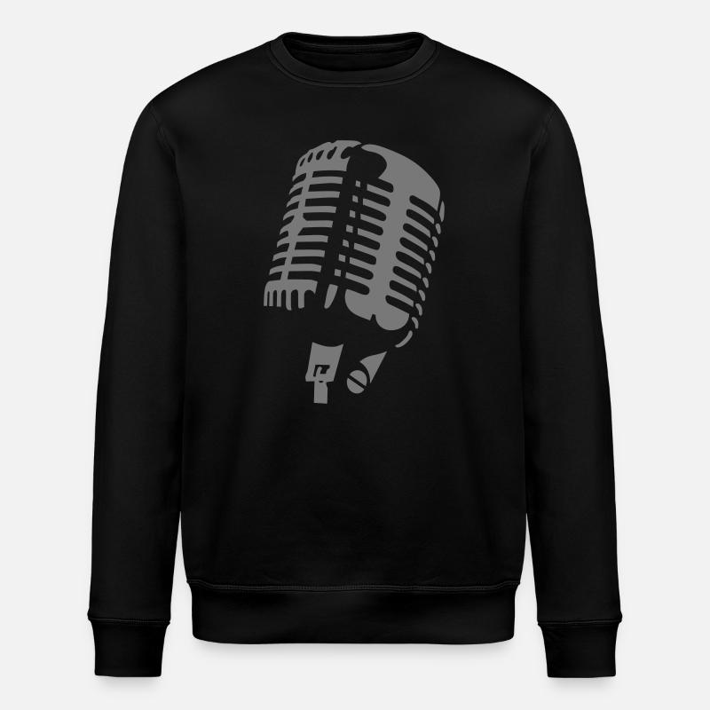microphone - Sweat bio ROLLER Stanley/Stella Unisexe - noir