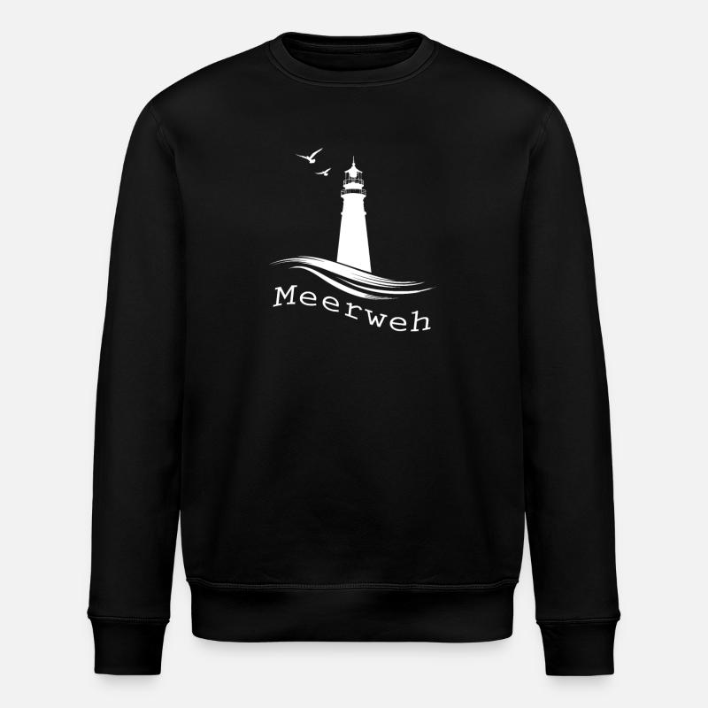 Meerweh - Stanley/Stella Unisex Bio-Sweatshirt ROLLER - Schwarz