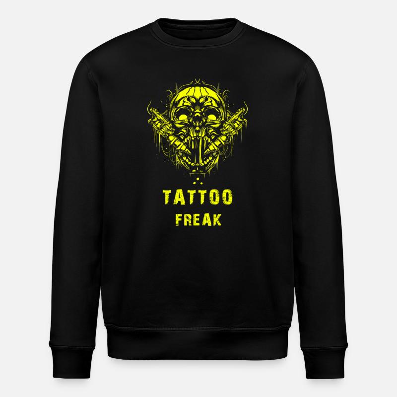 Fou du tatouage - Sweat bio ROLLER Stanley/Stella Unisexe - noir
