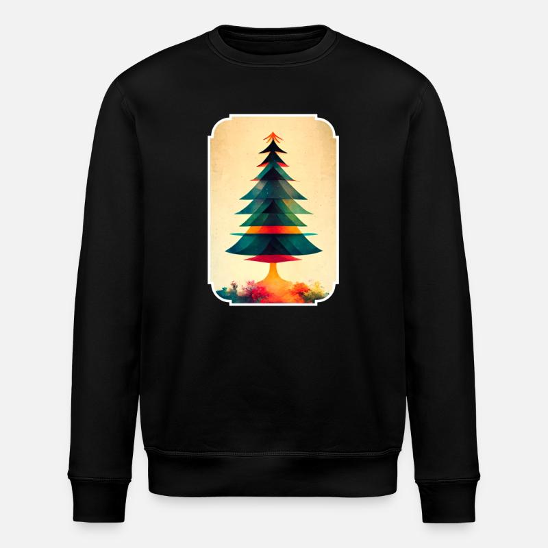 Décollage de Sapin De Noël - Sweat bio ROLLER Stanley/Stella Unisexe - noir