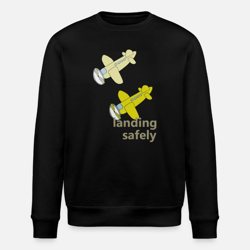 Atterrissage en toute sécurité - Sweat bio ROLLER Stanley/Stella Unisexe - noir