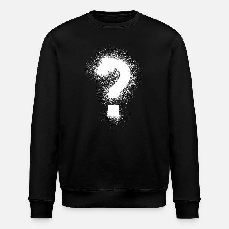 Fragezeichen - Stanley/Stella Unisex Bio-Sweatshirt ROLLER - Schwarz
